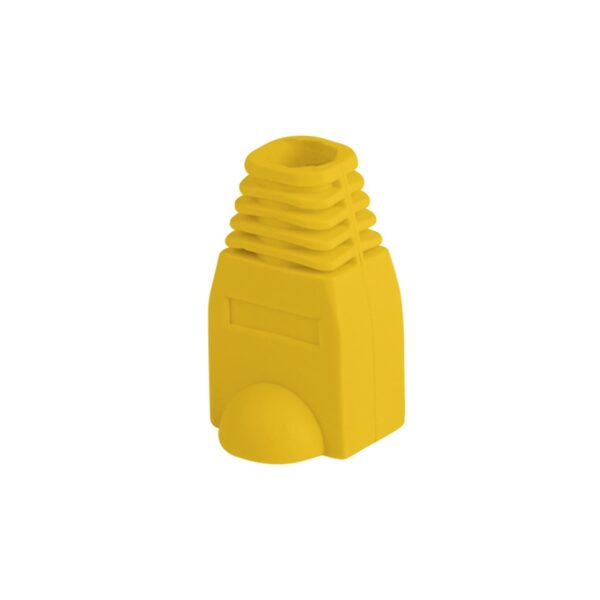 Funda protectora  lanberg plb - 1000 - y para conector rj45 pack de 100 unidades amarillo