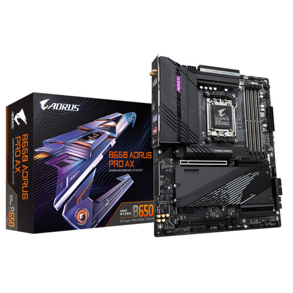 Placa base gigabyte b650 aorus pro ax am5 atx -  4x ddr5 -  4x sata 6gb - s -  7x usb 3.2 -  1x usb tipo c -  4x usb 2.0