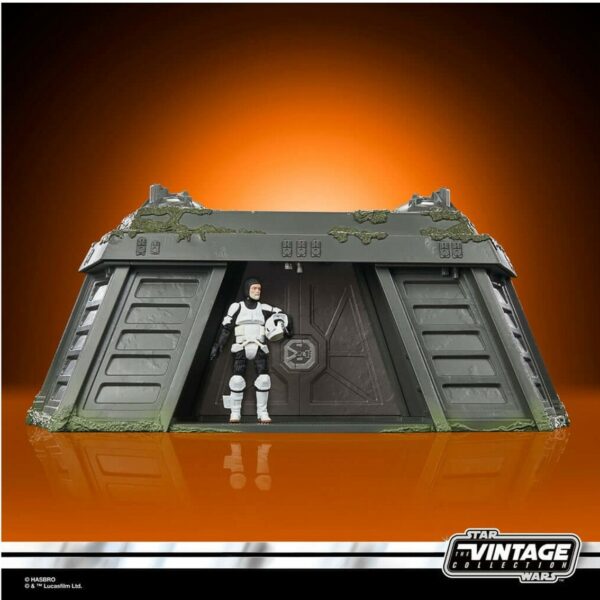 Figura hasbro star wars the vintage collection playset endor bunker con endor rebel commando (scout trooper disguise)