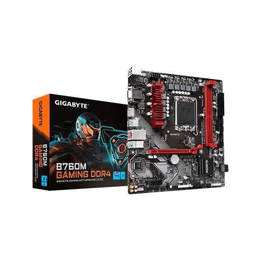 Placa base gigabyte 1700 gaming b760m ddr4 m - atx - 2x ddr4 - 4x sata