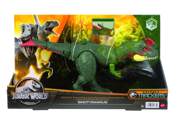 Figura mattel jurassic world gigantic trackers sinotyrannus