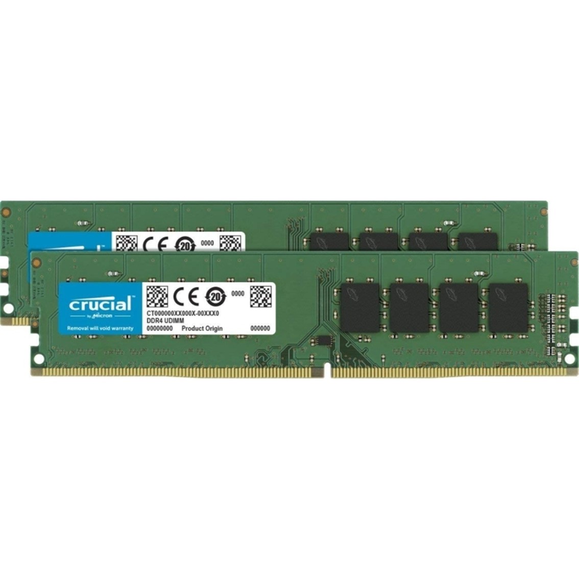 Memoria ram ddr4 8gb 2 x 4gb crucial - dimm - 3200 mhz - pc4 25600 - cl17