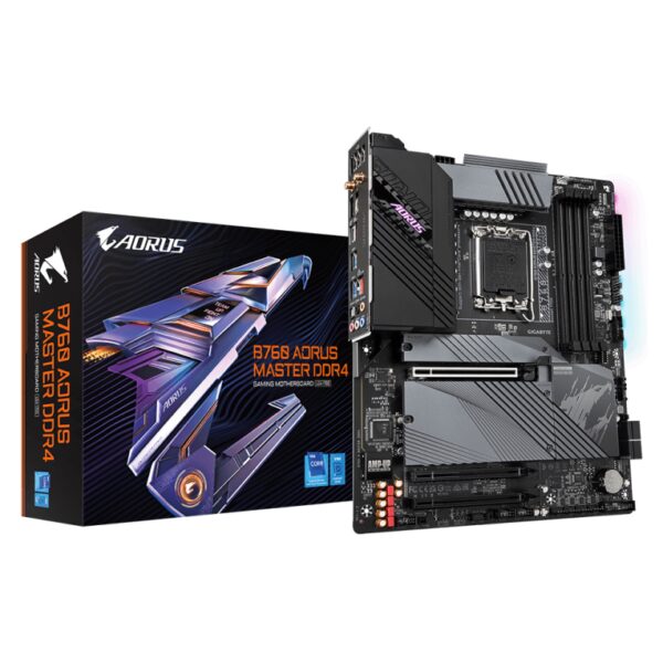 Placa base gigabyte b760 a master 1700 atx -  4x ddr4 -  4x sata 6gb - s -  5x usb 3.2 -  1x usb tipo c -  4x usb 2.0