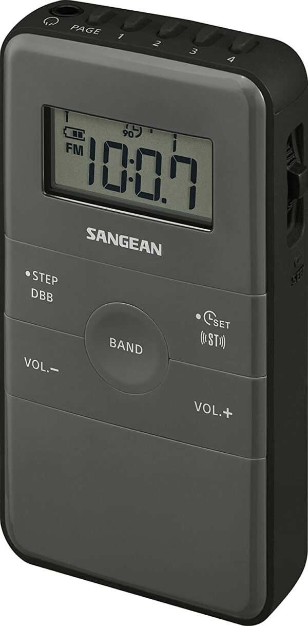 RADIO DIGITAL SANGEAN BUSQ AUTO - RECARGABLE - INDIC RF - BOT BLQ