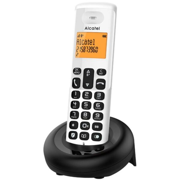 TELEFONO DECT ALCATEL CON BLOQUEO DE LLAMADAS Y PANTALLA RETROILUM.