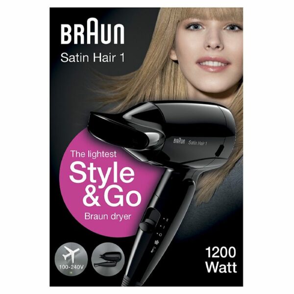 SECADOR BRAUN 1200W - PLEGABLE