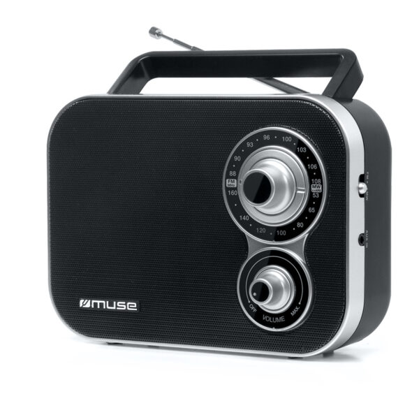 RADIO AC/DC MUSE - TOMA DE AURICULARES - NEGRO