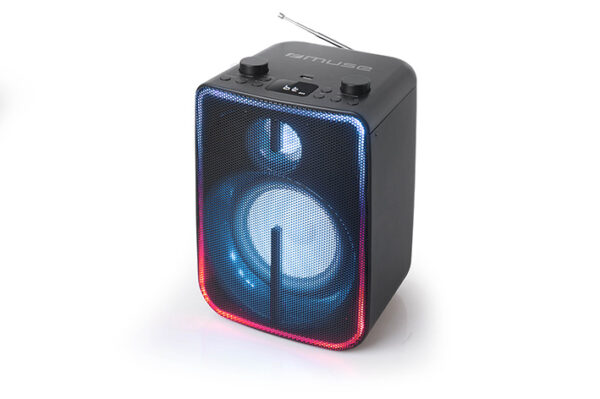ALTAVOZ BT MUSE 60W BAT 1800MAH AUX Y ENTRADA DE MICROFONO
