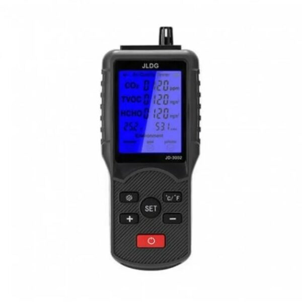 Medidor phasak de calidad del aire co2 para interiores jd - 3002