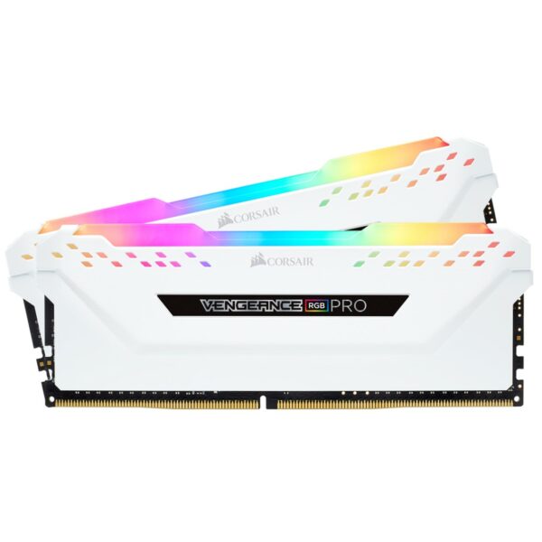 Memoria ram ddr4 32gb kit 2x16 corsair vengeance rgb pro - pc4 - 25600 - 3200mhz - c16 blanco
