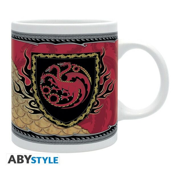 Taza abystyle juego de tronos house of the dragon -  targaryen dragon crest