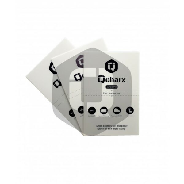 Laminas de proteccion frontales qcharx hidrogel autoreparación qx1 lite 10 unidades