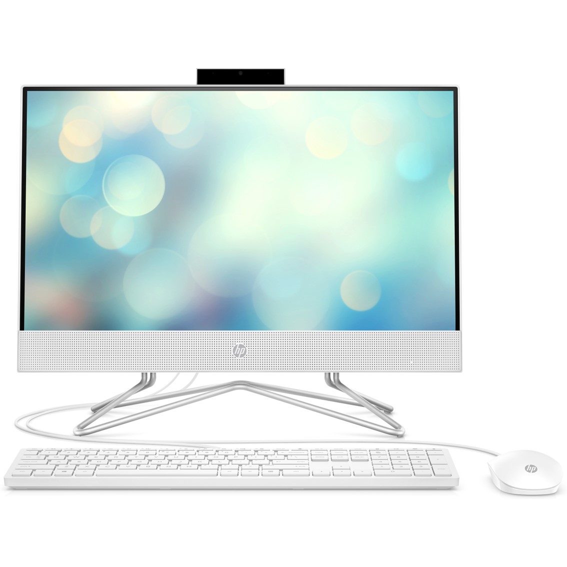 Ordenador all in one hp 22 - dd2015ns i5 - 1235u 21.5pulgadas - 8gb - ssd256gb - full hd - red - wifi - bt - freedos