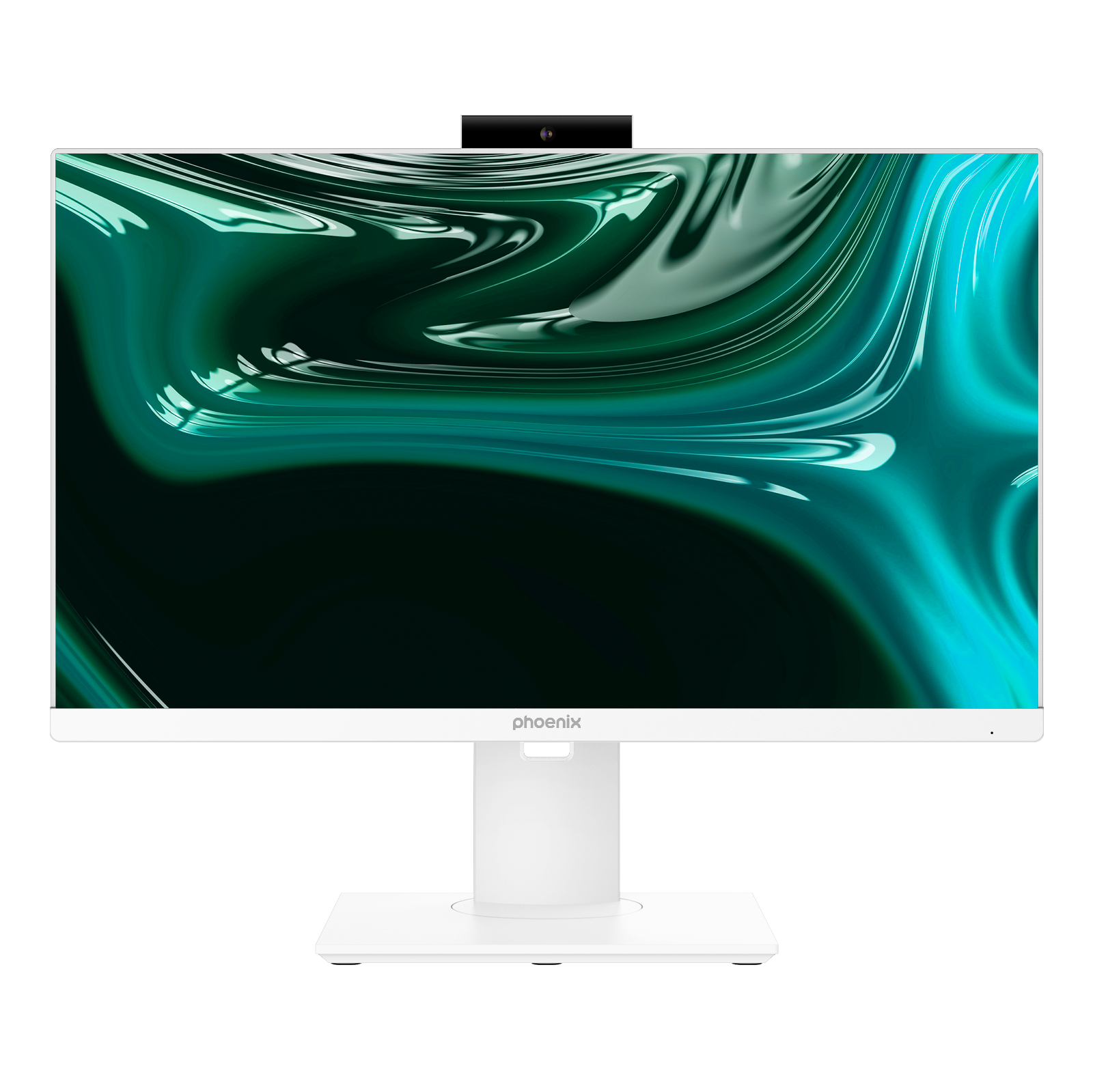 Ordenador pc all in one aio phoenix unity 23.8pulgadas fhd ajustable altura y rotativo - web cam - intel i5 12400 - 16 gb ddr4 - 1 tb ssd blanco