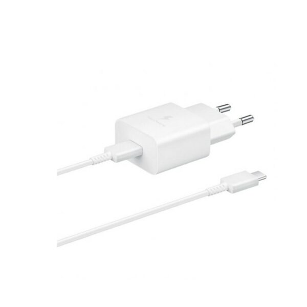 Cargador samsung ep - t1510xwegeu usb - c 15w + cable usb - c blanco