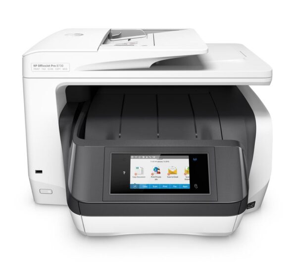 Multifuncion hp officejet pro 8730 fax a4 -  wifi -  duplex -  adf