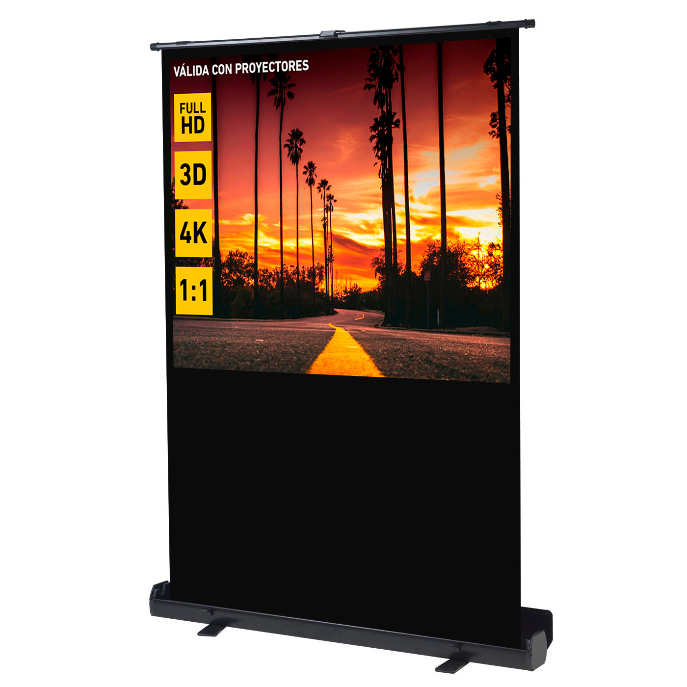 Pantalla portátil video proyección 100pulgadas - 2mx1.5m - manual phoenix