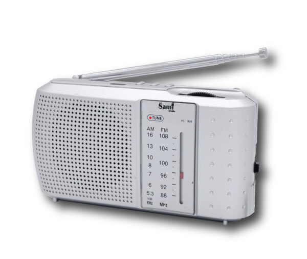 RADIO SAMI 2 BANDAS MULTIMEDIA BT/USB/MICROSD/RECARGABLE TIPO C