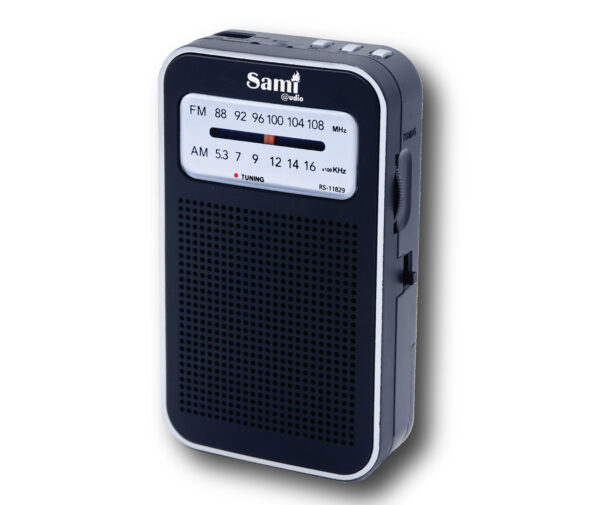 RADIO SAMI 2 BANDAS MULTIMEDIA VERTICAL BT/USB/MICROSD/RECARGABLE TIPO C