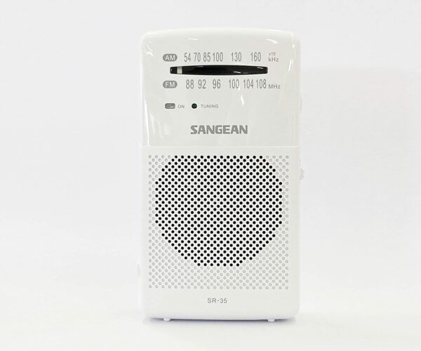 RADIO SANGEAN AM/FM WHITE