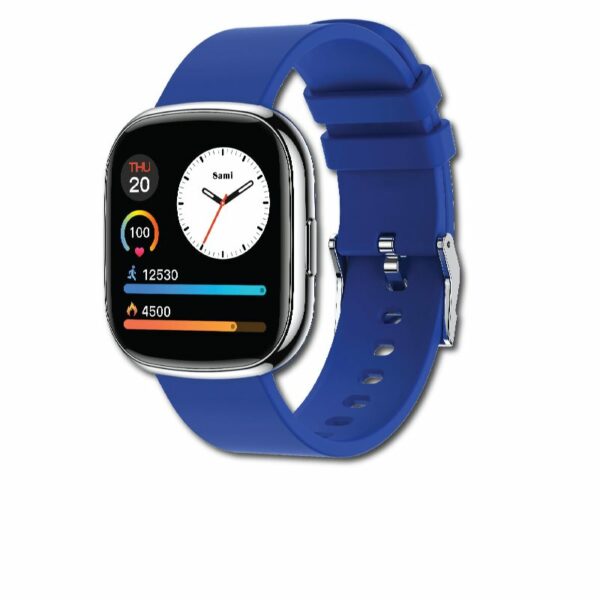 RELOJ SAMI WEARABLE SMARTBAND 3ATM ACE AZUL/PLATA
