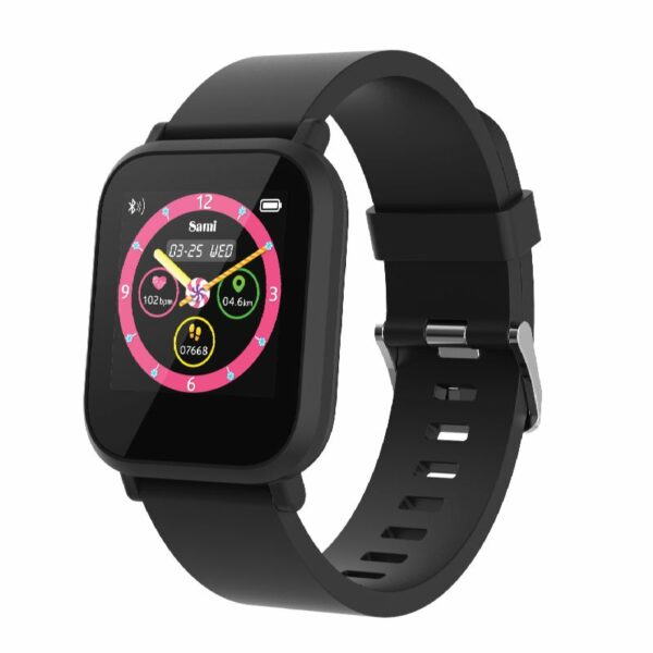 RELOJ SAMI WEARABLE SMARTWATCH JUNIOR TECH NEGRO