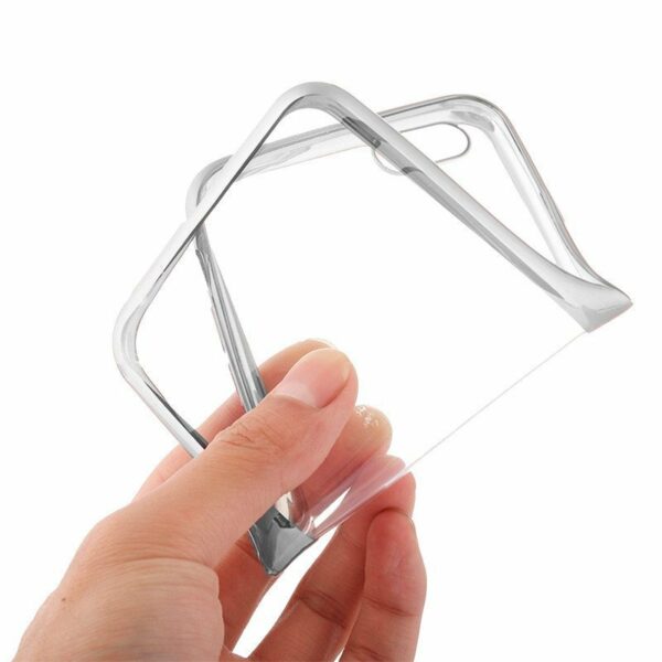 Carcasa COOL para Huawei P30 Borde Metalizado (Plata) - Image 2
