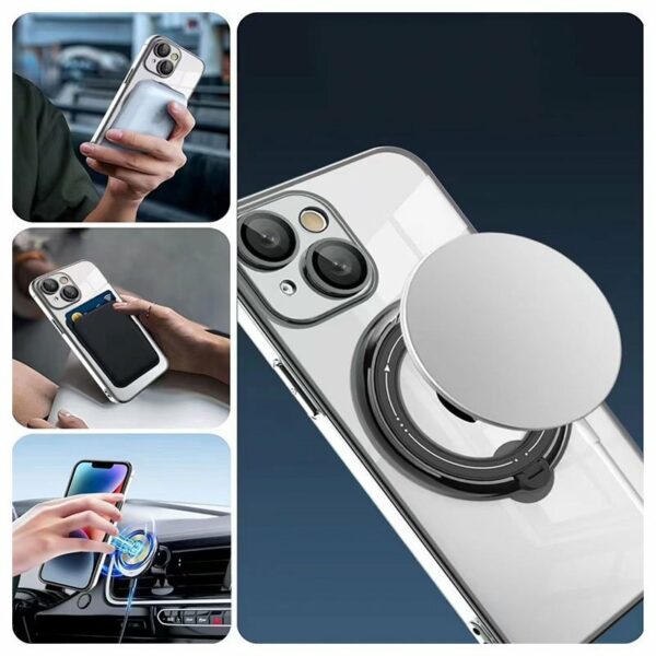 Carcasa COOL para iPhone 14 Plus Magnética Ring Negro - Image 4