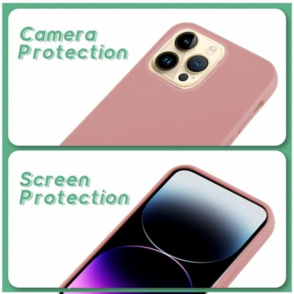 Carcasa COOL para iPhone 14 Pro Max Eco Biodegradable Rosa - Image 5