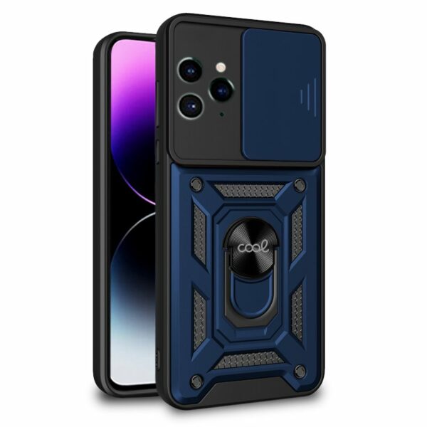 Carcasa COOL para iPhone 14 Pro Max Hard Ring Marino