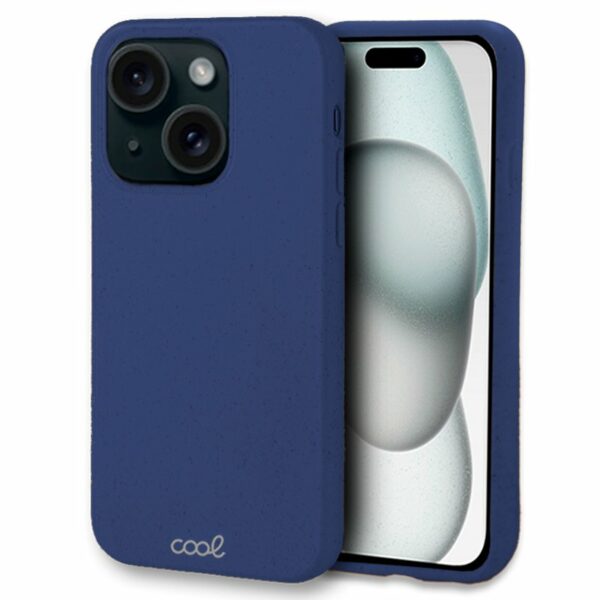 Carcasa COOL para iPhone 15 Eco Biodegradable Marino
