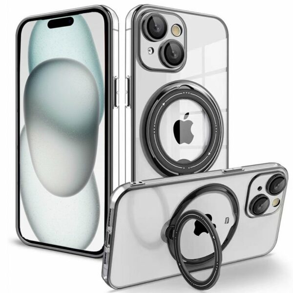 Carcasa COOL para iPhone 15 Magnética Ring Negro - Image 2