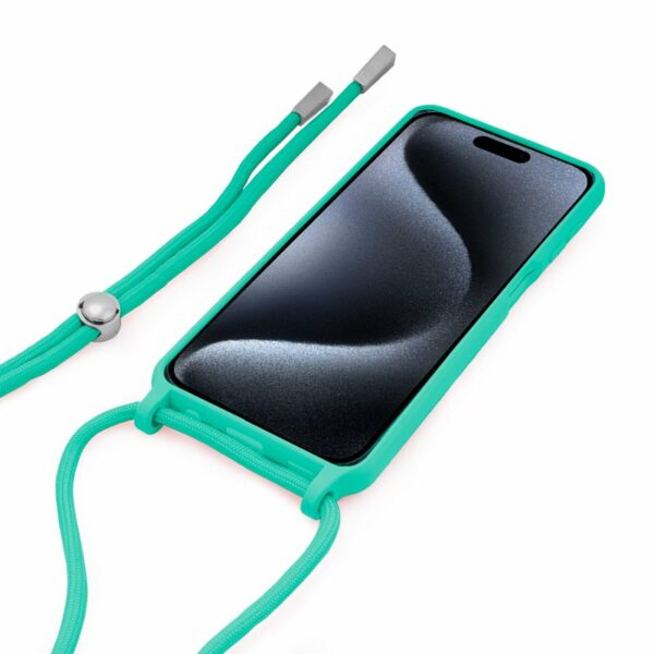 Carcasa COOL para iPhone 15 Pro Cordón Liso Mint - Image 2