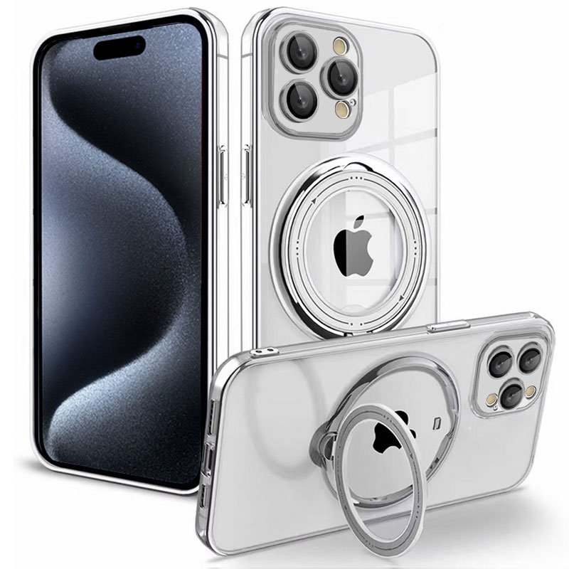 Carcasa COOL para iPhone 15 Pro Magnética Ring Plata - Image 2