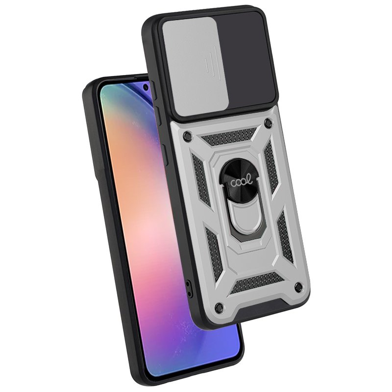 Carcasa COOL para Samsung A546 Galaxy A54 5G Hard Ring Plata - Image 3