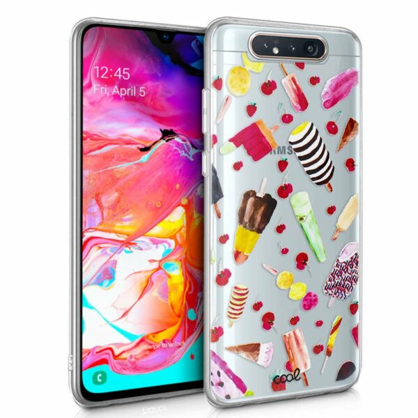 Carcasa COOL para Samsung A805 Galaxy A80 Clear Helados