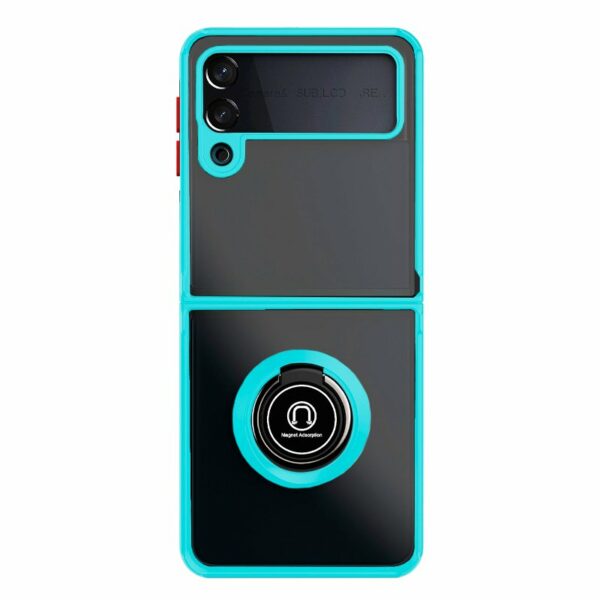 Carcasa COOL para Samsung F711 Galaxy Z Flip 3 Hard Anilla Celeste - Image 3