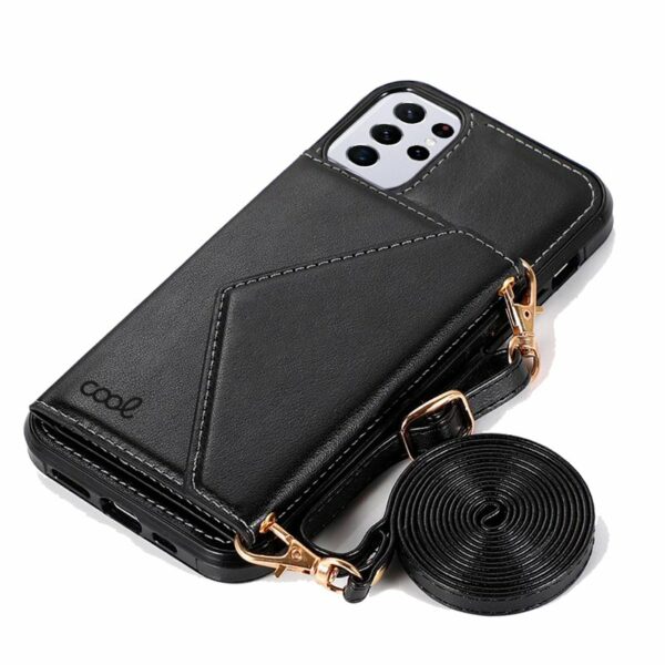 Carcasa COOL para Samsung G998 Galaxy S21 Ultra Colgante Wallet Negro - Image 4