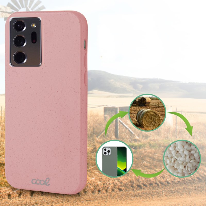 Carcasa COOL para Samsung N985 Galaxy Note 20 Ultra Eco Biodegradable Rosa - Image 3