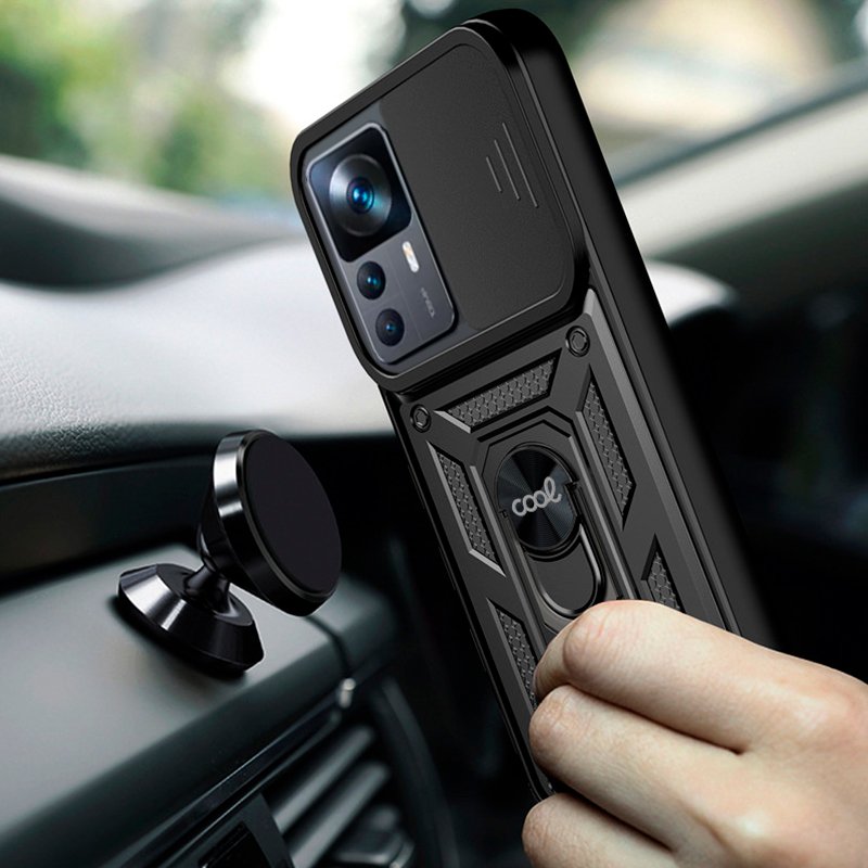 Carcasa COOL para Xiaomi 12T / 12T Pro Hard Ring Negro - Image 2
