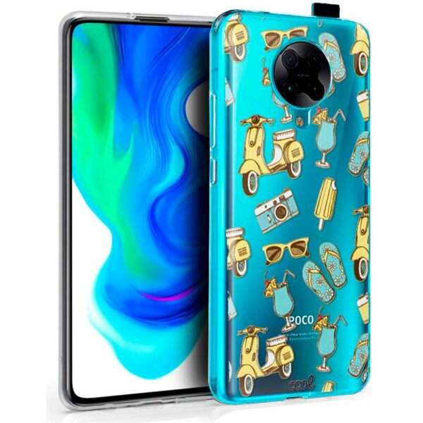 Carcasa COOL para Xiaomi Pocophone F2 Pro Clear Summer