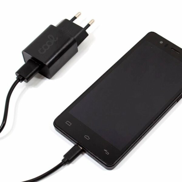 Cargador Red Conector Micro-usb COOL Universal 2.1Amp Kit 2 en 1 Negro - Image 3