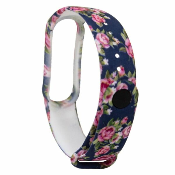 Correa COOL para Xiaomi Mi Band 5 / 6 / 7 / Amazfit Band 5 Estampado Flores - Image 3
