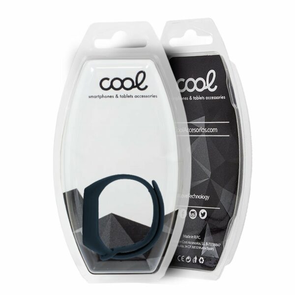 Correa COOL para Xiaomi Mi Band 5 / 6 / 7 / Amazfit Band 5 Liso Azul - Image 2