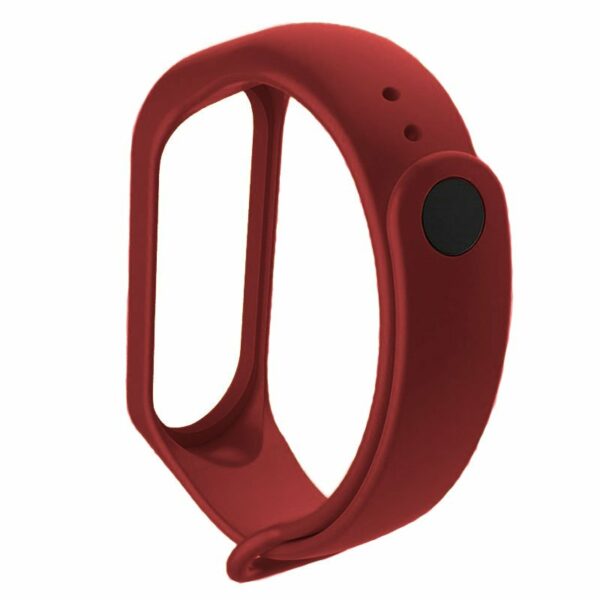 Correa COOL para Xiaomi Mi Band 5 / 6 / 7 / Amazfit Band 5 Liso Vino - Image 3