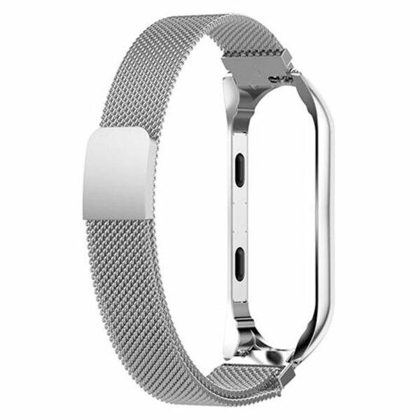 Correa COOL para Xiaomi Mi Band 5 / 6 / 7 / Amazfit Band 5 Metal Plata - Image 3