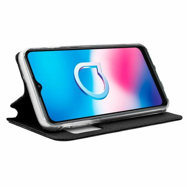 Funda COOL Flip Cover para Alcatel 3X 4CAM Liso Negro - Image 2