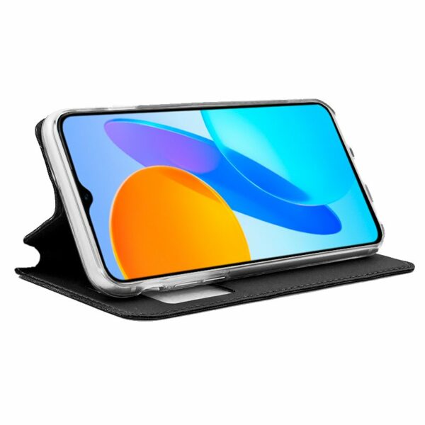 Funda COOL Flip Cover para Huawei Honor X8 5G / 70 Lite / X6 Liso Negro - Image 2