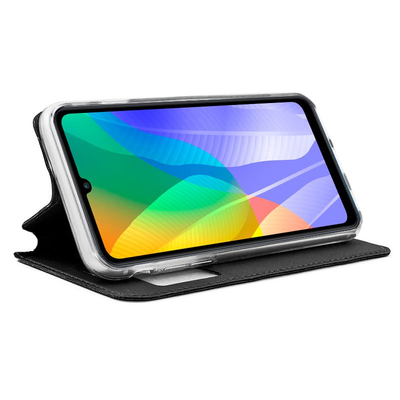 Funda COOL Flip Cover para Huawei Y6p Liso Negro - Image 2