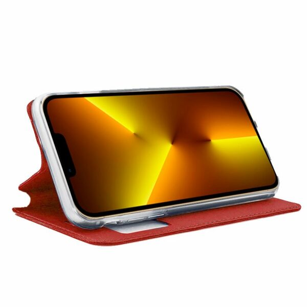 Funda COOL Flip Cover para iPhone 13 Pro Max Liso Rojo - Image 2